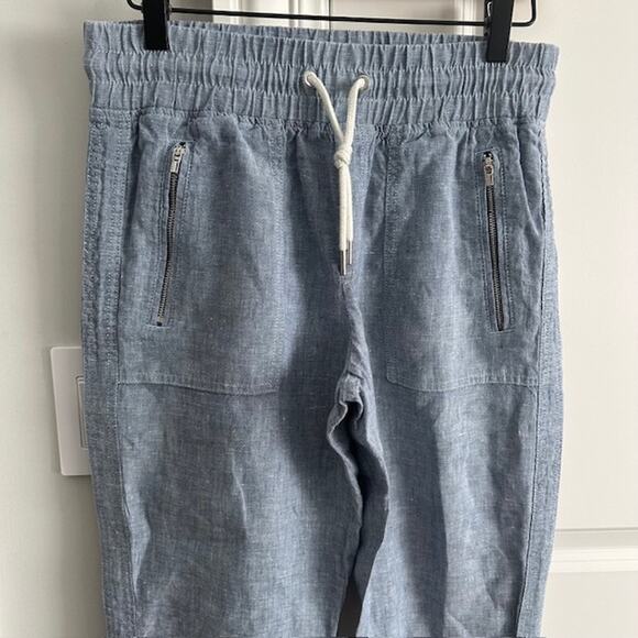 Athleta Cabo Linen Jogger Size: 2 Color: Chambray Blue - Picture 4 of 9